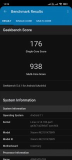 redmi note 10s geekbench 5