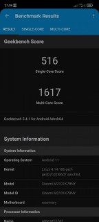 redmi note 10s geekbench 5