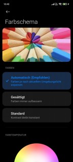 redmi note 10s display einstellungen