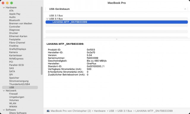 oneplus 9 pro usb 3.1