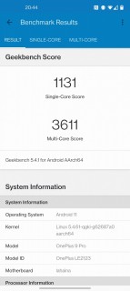 oneplus 9 pro geekbench 5