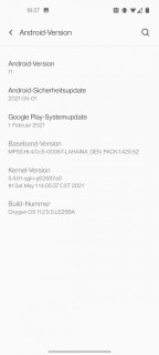 oneplus 9 software