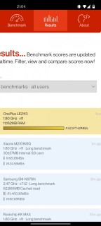 oneplus 9 ram benchmark