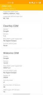 oneplus 9 widevine l1 drm