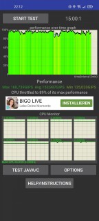 realme 8 5g cpu throttle test