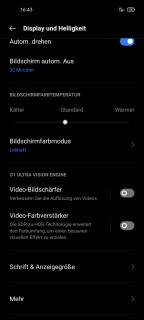 realme gt display einstellungen