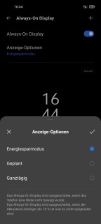 realme gt display einstellungen