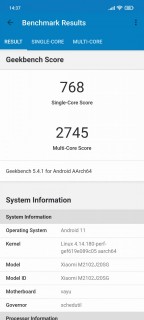 Poco X3 Pro Snapdragon 860 Geekbench 5 1