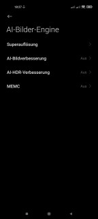 Xiaomi Mi 11 Ultra Display Einstellungen