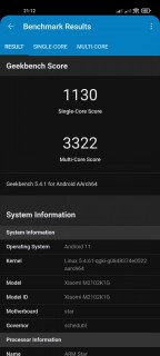 Xiaomi Mi 11 Ultra Geekbench 5 Benchmark