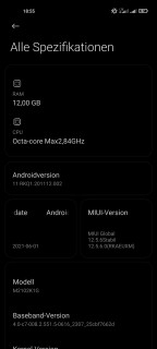 Xiaomi Mi 11 Ultra Software