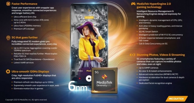 mediatek dimensity 810