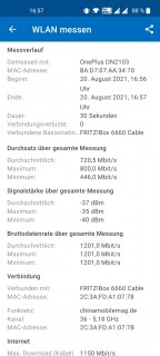 OnePlus Nord 2 WLAN Test