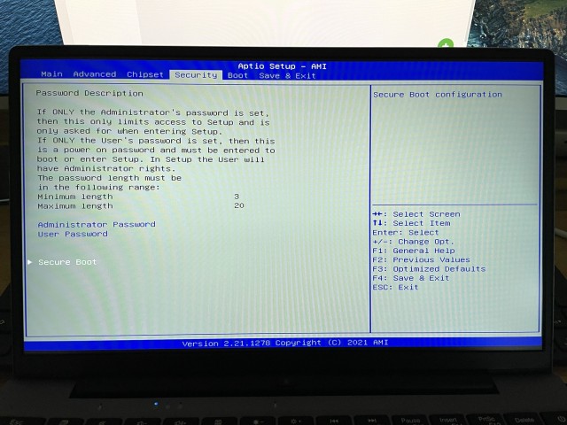 Alldocube GTBook UEFI BIOS