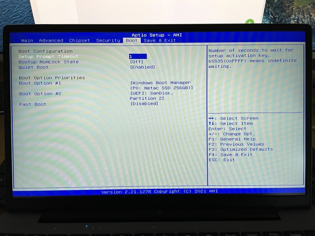 Alldocube GTBook UEFI BIOS
