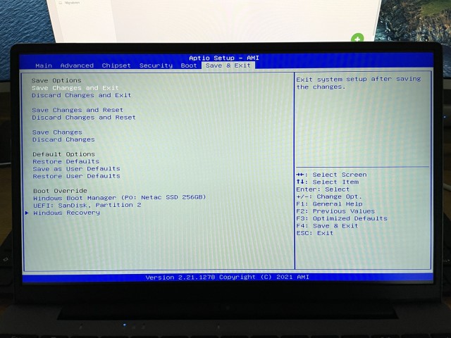 Alldocube GTBook UEFI BIOS