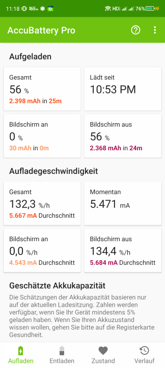 RedMagic 6S Pro Ladezeit