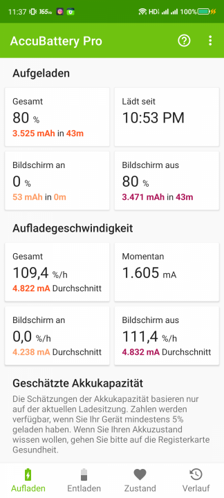 RedMagic 6S Pro Ladezeit