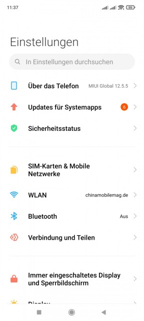 Xiaomi 11T Software