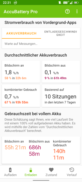 Oukitel WP15 Akku Laufzeit