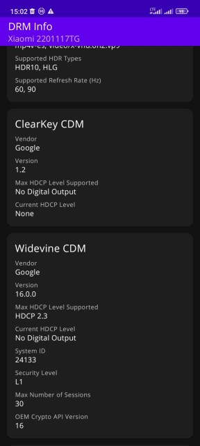 Redmi Note 11 Widevine L1 DRM