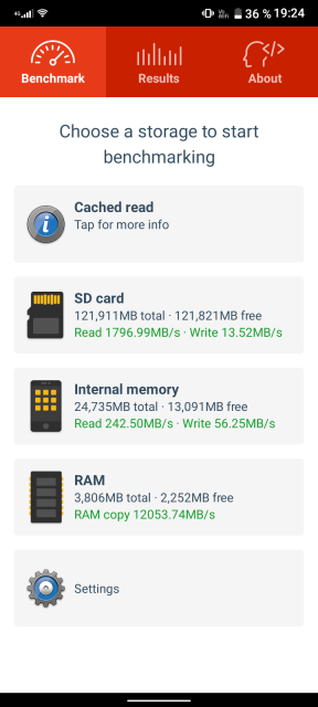 Oukitel C25 Benchmark