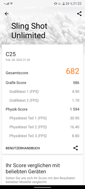 Oukitel C25 Benchmark