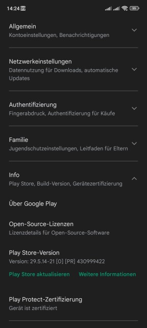 Redmi Note 11S Google Zertifizierung