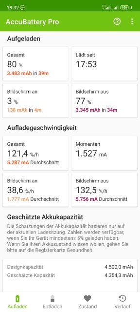 Xiaomi 12X Ladezeit