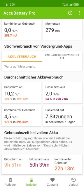 Xiaomi 12X Akkulaufzeit