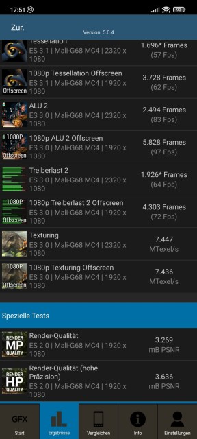 Redmi Note 11 Pro+ 5G GFXBench 3