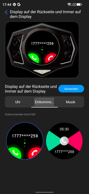 Doogee S98 Rückseiten Display Einstellungen