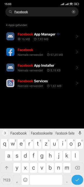 Xiaomi 12 Pro Facebook Dienste