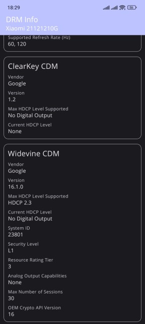 Poco F4 GT Widevine L1 DRM