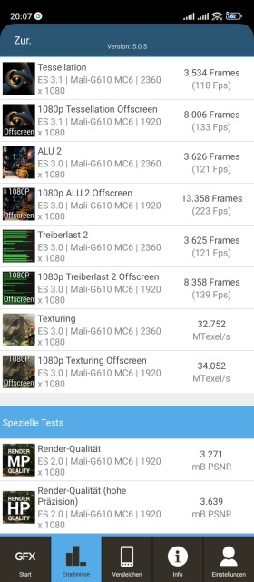 Poco X4 GT GFXBench Benchmark