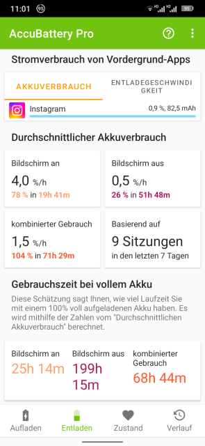 Doogee S89 Pro Akkulaufzeit