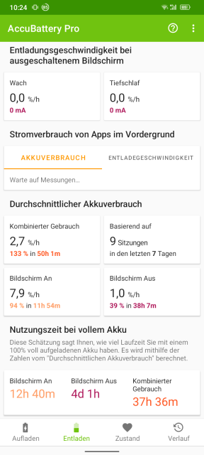 Oscal C80 Akkulaufzeit