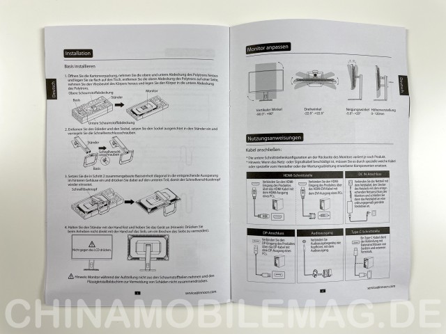 INNOCN 27M2U Anleitung