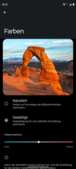 Moto G72 Display Einstellungen