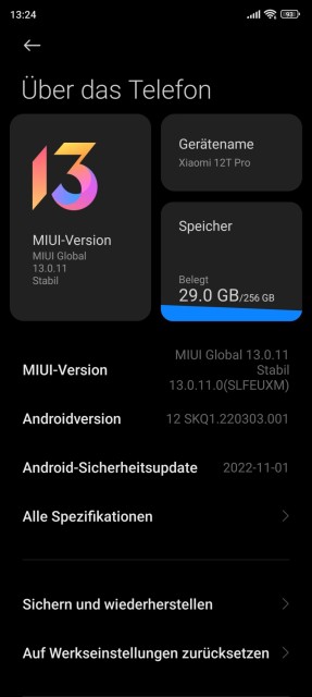 Xiaomi 12T Pro Software