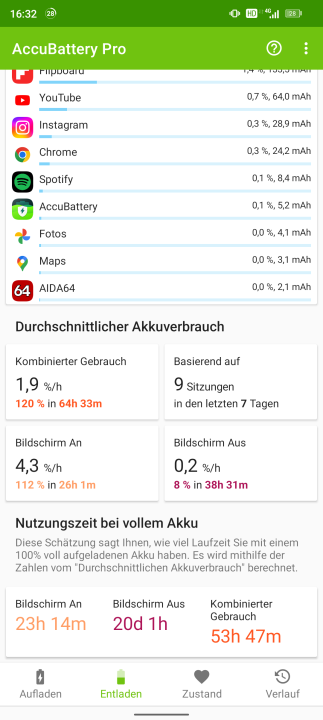 Doogee S100 Akkulaufzeit