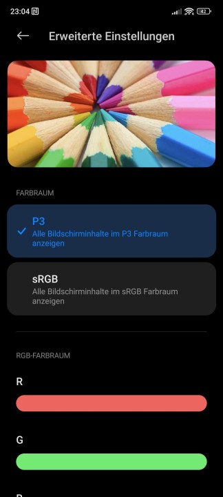 Redmi Note 12 Pro+ 5G Display Einstellungen