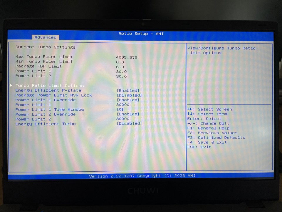 Chuwi GemiBook XPro UEFI / BIOS