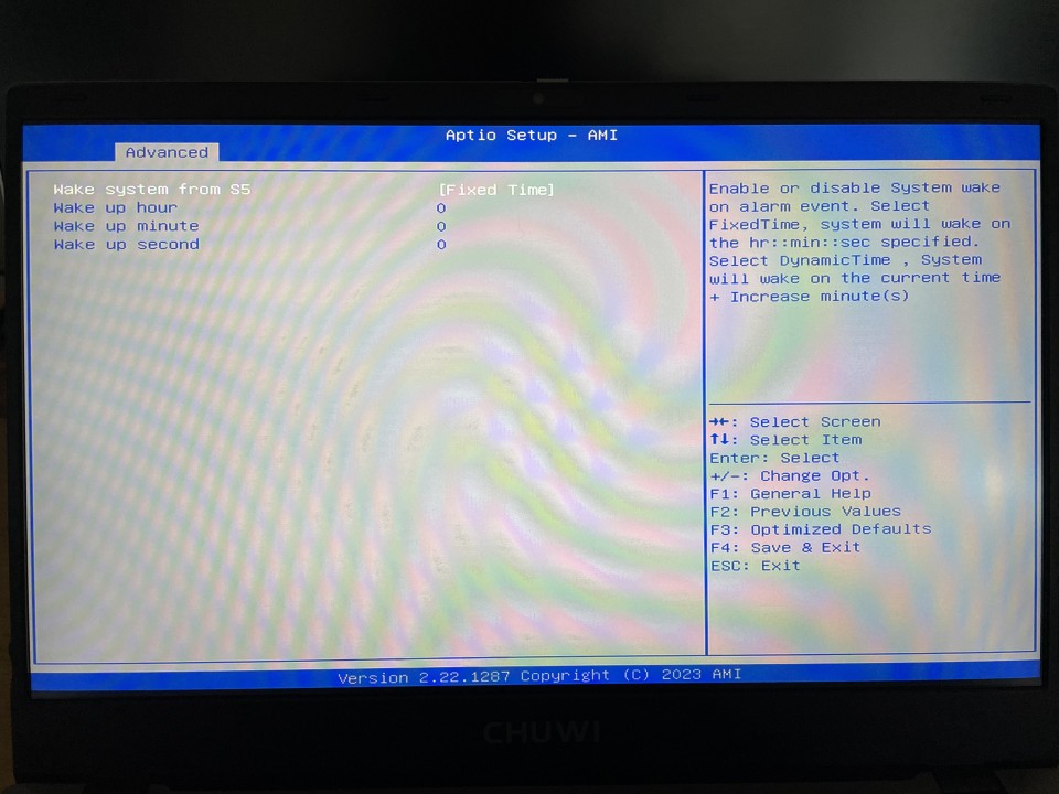 Chuwi GemiBook XPro UEFI / BIOS