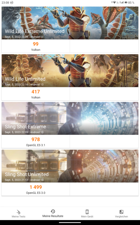 Doogee T20 Mini 3DMark Benchmark