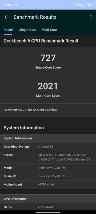 Blackview A200 Pro Benchmark