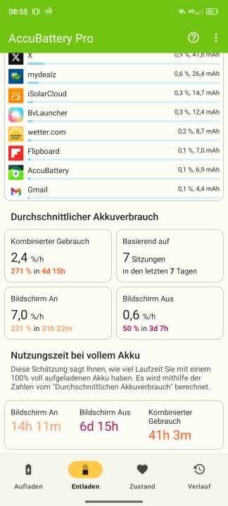 Blackview A200 Pro Akkulaufzeit