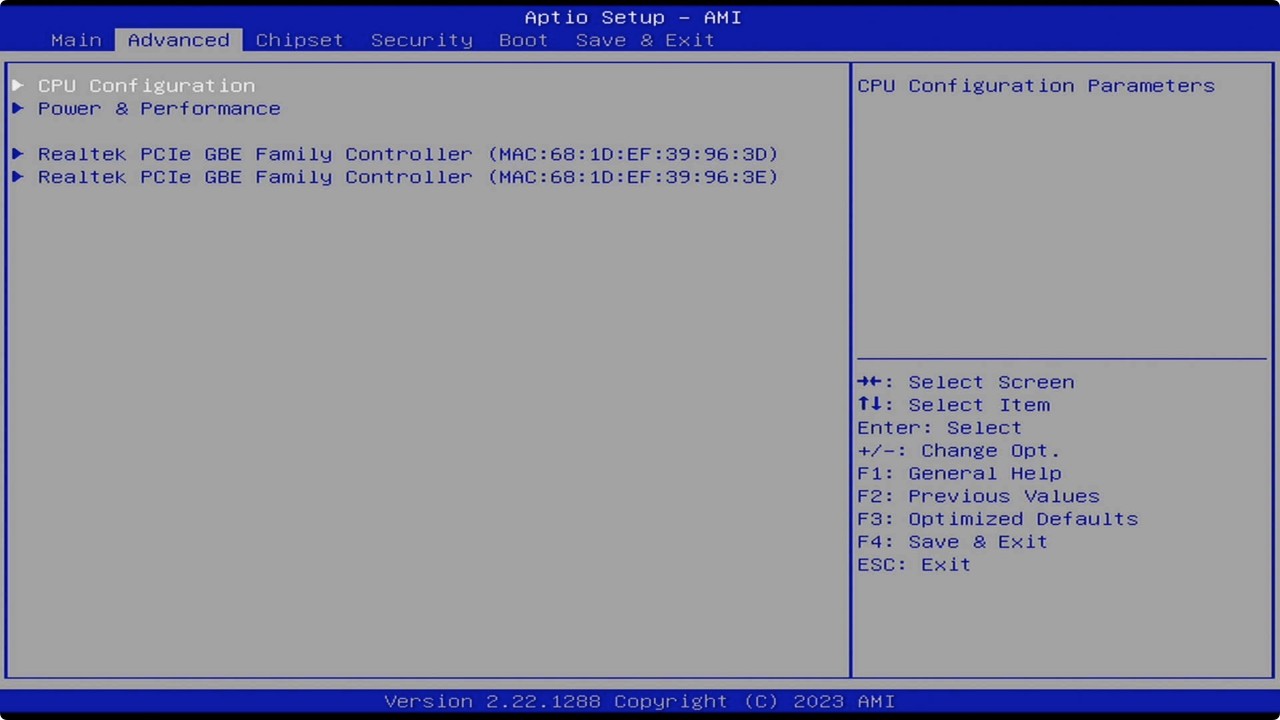 Ouvis S1 UEFI BIOS