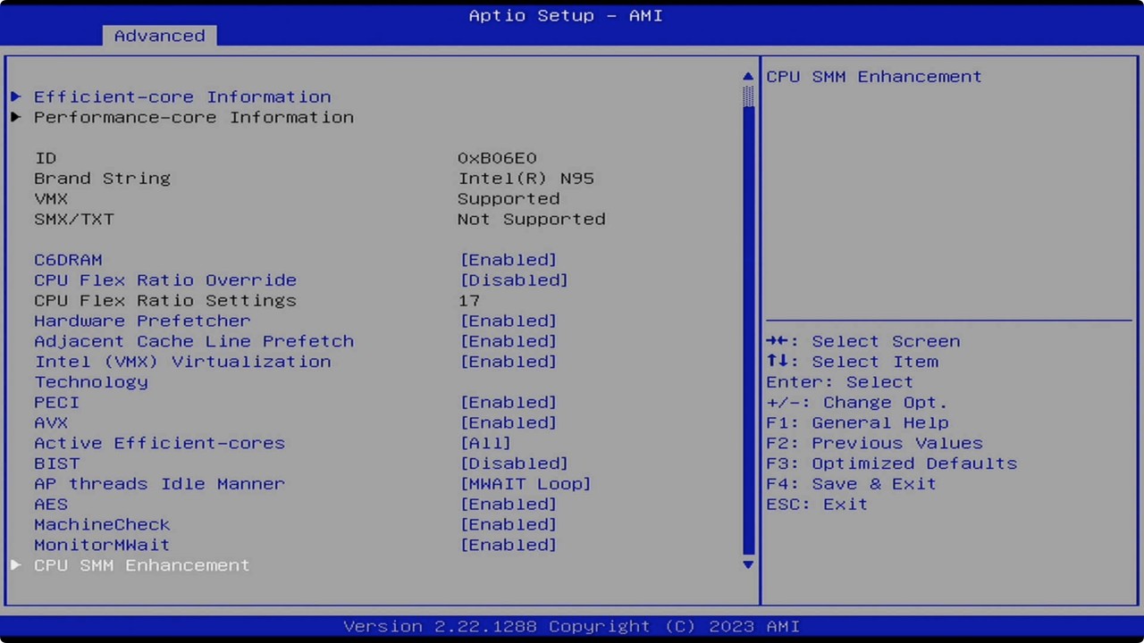 Ouvis S1 UEFI BIOS