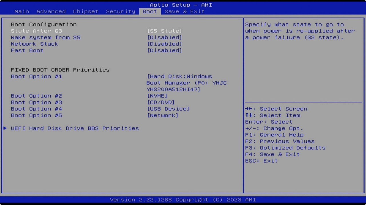 Ouvis S1 UEFI BIOS